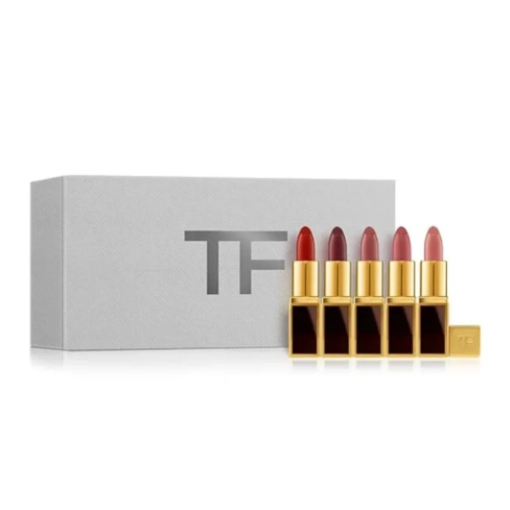 Tom Ford Mini Deluxe Lipstick Set-Pussycat,Scarlet,Casablanca,Pink-5pc-BOXED-NEW - Picture 11 of 14